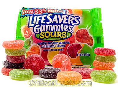 Sour Gummy Lifesavers are my downfall. mmmm....one of our favorite!! Gross Candy, Toxic Waste Candy, Army Guys, American Snacks, Toxic Waste, Favorite Candy, Peach Rings, New Flavour, Gummy Candy