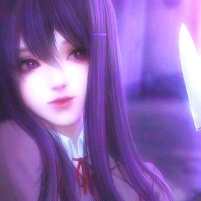 Anime Drawing Books, Doki Doki, Ghost In The Shell, Digital Art Anime, Cute Profile Pictures, Dark Anime, Games For Girls, Cute Anime Couples, Purple Hair