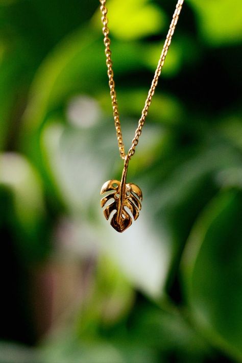 Gold Olive Leaf Necklace, Leave Necklace, Dainty Gold Shell-shaped Necklace, Monstera Necklace, Gold Leaf-shaped Nature-inspired Necklace, Monstera Leaf, Leaf Necklace, Charm Jewelry, Diamond Necklace