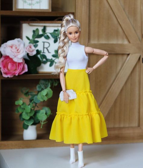 Barbie Doll Hairstyles, Trey Songs, Barbies Pics, Sewing Barbie Clothes, Doll Model, Barbie Dress Fashion, Barbie Style, Barbie Life, Barbie Fashionista