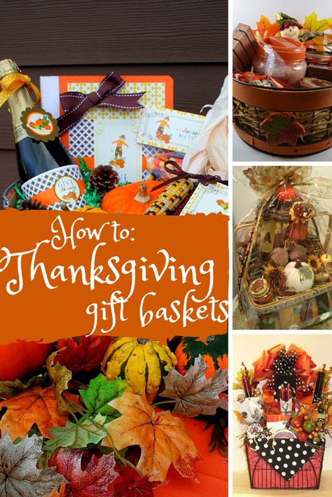 How to: Thanksgiving Gift Baskets Thanksgiving Gift Basket For Teacher, Thanksgiving Auction Basket Ideas, You’ve Been Gobbled Basket, Thanksgiving Themed Raffle Basket, Thanksgiving Food Basket, Thanksgiving Gifts Diy, Thanksgiving Gift Basket, Thanksgiving Baskets, Engagement Gift Baskets