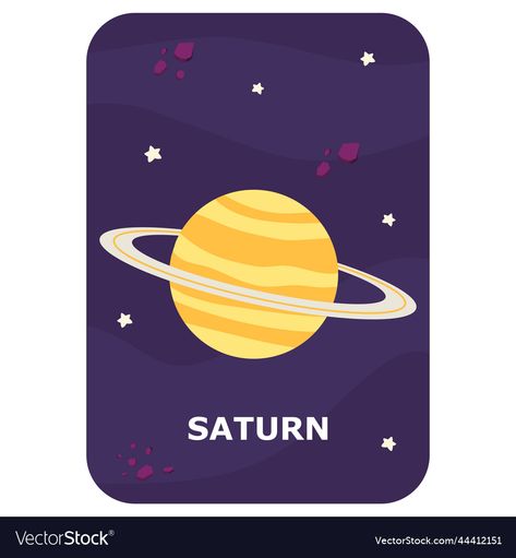 Saturn Vector, Alphabet Wall Cards, Team Flash, Funny Characters, Cute Astronaut, Alphabet Wall, Flash Card, Educational Printables, Funny Character