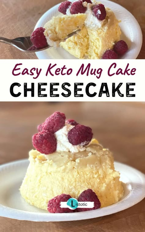 Cheesecake Mug Cake, Mug Cheesecake, Quick Keto Dessert, Low Carb Mug Cakes, Keto Mug, Chocolate Chip Mug Cake, Mug Cake Microwave, Keto Chocolate Cake, Cream Cheese Desserts