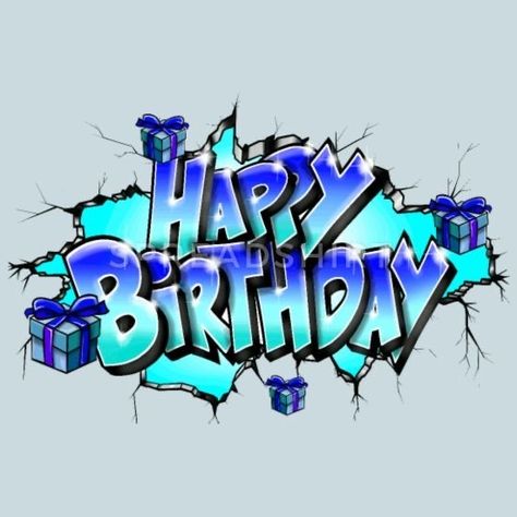 Graffiti Card Ideas, Graffiti Cake Topper, Happy Birthday Graffiti Art, Happy Birthday Graffiti, Birthday Graffiti, Graffiti Birthday, Eminem Drawing, Birthday Banner Background Hd, Happy Birthday Typography