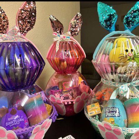 Easter Baskets That Are Not Baskets, Diy Kids Easter Basket Ideas, Easter Basket Raffle Ideas, Easter Egg Baskets For Kids, Easter Baskets 2024, Easter Diy Baskets For Kids, Cool Easter Basket Ideas, Easter Basket Ideas For Kids Diy, Easter Baskets For Kids Diy Craft Ideas