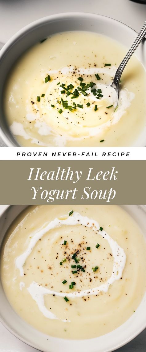 Image for Healthy Leek Yogurt Soup