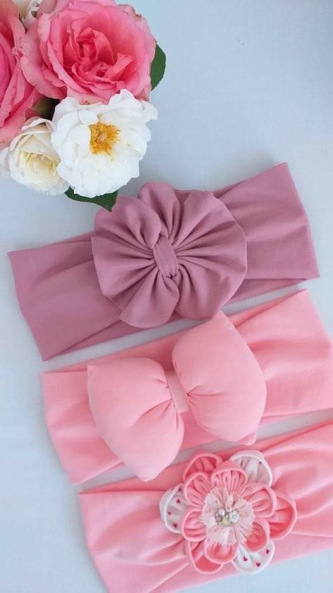 Bridesmaid Dress Color Schemes, Diy Baby Bows Headbands, Diy Baby Bows, Sewing Headbands, Baby Learning Activities, Bows Diy Ribbon, Crochet Pillow Pattern, Sewing Crafts Tutorials