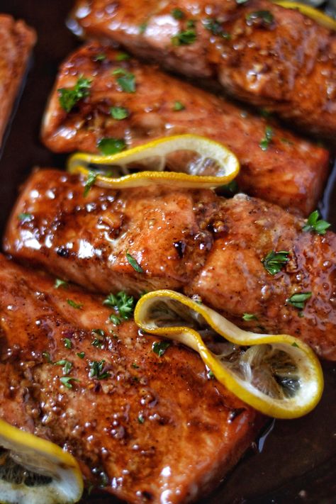 Browned Butter Teriyaki Salmon Recipe - Coop Can Cook Grilled Teriyaki Salmon, Coop Can Cook, Teriyaki Glazed Salmon, Easy Salmon Recipe, Hibachi Recipes, Salmon Teriyaki, Baked Teriyaki Salmon, Salmon Teriyaki Recipe, Teriyaki Recipe