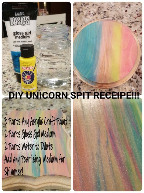 DIY UNICORN SPIT ANY COLOR!!!!! #DIY #UNICORNSPIT #MIXING #UNICORNSPITMIXERS Unicorn Wood Stain, Unicorn Spit Dining Room Table, Diy Unicorn Spit Stain Recipe, How To Make Unicorn Spit Diy, Funky Painted Furniture Diy Art & Craft, Unicorn Spit Dresser, Diy Wood Stain With Acrylic Paint, How To Color Wash Wood, Diy Unicorn Spit Recipe