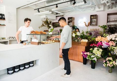 Florist And Bakery Shop, Florist And Coffee Shop, Florist Coffee Shop, Flowers And Coffee Shop, Coffee Flower Shop, Cafe Florist, Flower Coffee Shop, Florist Shop Interior, Flowers And Coffee