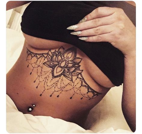 Mandala Stomach Tattoo, Stomach Tattoo, Beautiful Tattoos For Women, Forearm Tattoo Design, Tattoo Girls, Stomach Tattoos, Mandalas Drawing, Dark Look, Top Tattoos