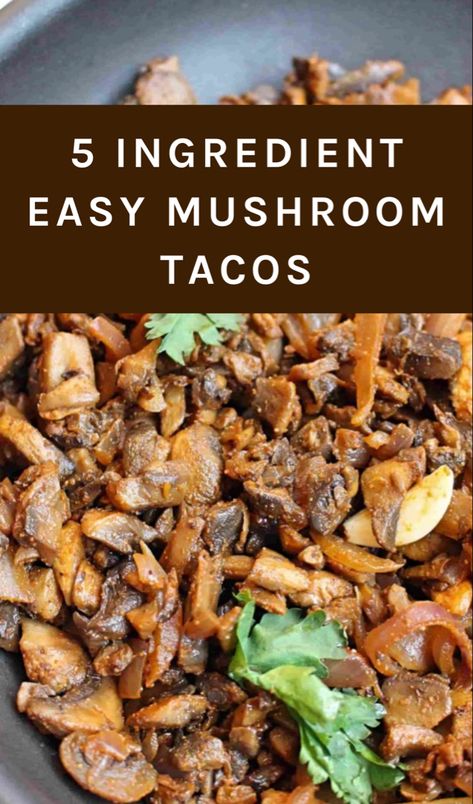 Mushroom tacos Black Bean Mushroom Tacos, Vegetarian Mushroom Tacos Recipes, Meatless Mushroom Recipes, Taco Vegan Recipes, Pecan Mushroom Taco Meat, Mushroom Tacos Vegetarian, Vegan Mushroom Tacos Recipes, Meatless Tacos Recipes, Vegan Mushroom Recipes Healthy