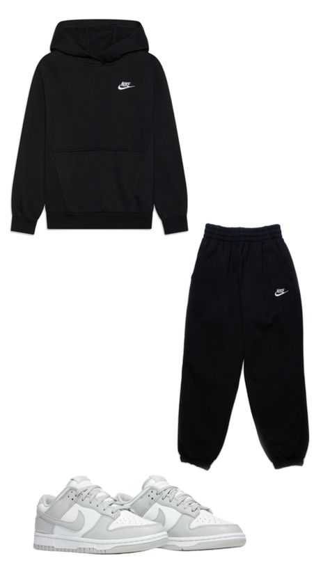 Black Nike Sweatpants Outfit, Nike Hoodie Outfit, Mens Backpack Fashion, Black Nike Sweatpants, Comfortable Winter Outfits, Black Nike Hoodie, Rapper Outfits, Trendy Boy Outfits, Hype Clothing