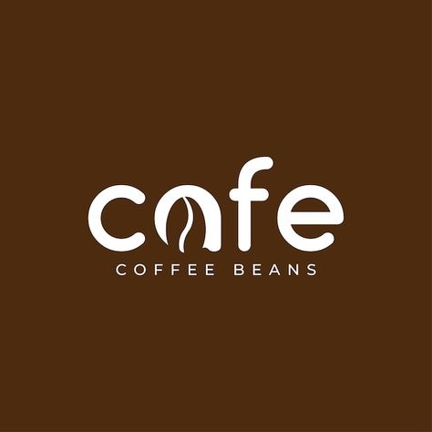 Vector cafe logo typography design for c... | Premium Vector #Freepik #vector Resto Cafe Logo, Cafe Font Design, Cafe Typography Logo, Logo Cafe Design Ideas, Coffee Typography Design, Coffe Logos Ideas, Coffee Logo Design Ideas, Coffee Logo Ideas, Cafe Logo Ideas