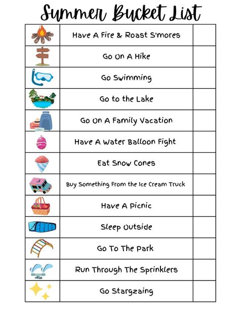 Summer Bucket List Printable. Instant Digital Download. https://etsy.me/41oBeMS #summerbucket #summerlist #summeractivities #summerchecklist #checklist #kidslist #kidschecklist #childrenssummer #kidssummer Bucket List Printable, Summer Bucket List, List Printable, Water Balloons, Ice Cream Truck, Summer Bucket Lists, Summer Bucket, Family Vacation, Bucket List