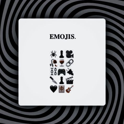 emojis aesthetic. (dark ver.) Dark Emoji Combos, Black Emoji Combinations, Dark Emoji, Instagram Emojis, Funny Emoji Combinations, Emojis Aesthetic, Black Emoji, Emoji Combos, Emoji Challenge