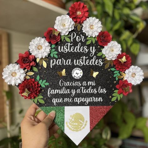 graduation cap topper Graduation Topper Ideas, Graduation Cap Topper Ideas, Medical Assistant Graduation Cap, Handmade Graduation Gifts, Nursing School Graduation Pictures, Mexican Things, Grad Cap Decorated, Cap And Gown Pictures, Grad Quotes