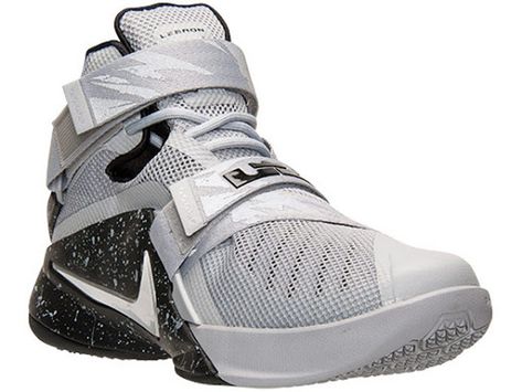 This Grey & Black LeBron Soldier 9 Joins the Premium Club | NIKE LEBRON - LeBron James Shoes Lebron James Shoes, Nike Basketball Shoes, Nike Lebron, Nike Basketball, Puma Fierce Sneaker, Crib Shoes, Adidas Tubular Defiant, Finish Line, Lebron James