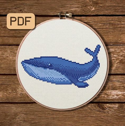 Whale Cross Stitch, Marvel Cross Stitch, Cross Stitch Floss, Easy Cross Stitch, Xstitch Patterns, Easy Cross Stitch Patterns, Funny Cross Stitch Patterns, Subversive Cross Stitch, Easy Cross