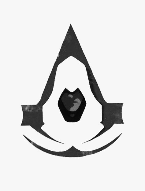 Assassins Creed Tattoo Ideas, Ac Tattoo, Assassins Creed Symbol, Assassin Logo, Black Flag Tattoo, Jesus Tattoo Sleeve, Assassins Creed Tattoo, Assasing Creed, Assassins Creed Logo