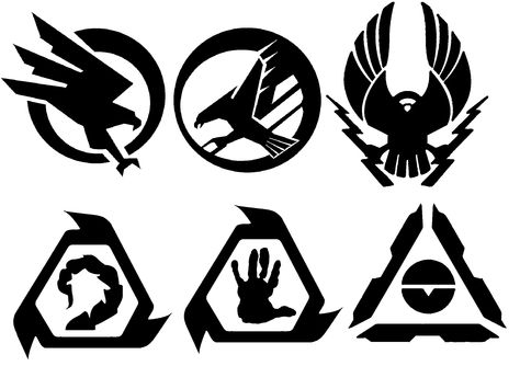 Sci-Fi Faction Symbols - Bing images Faction Symbols, Game Card Design, Cool Symbols, Command And Conquer, Game Ui Design, Desenho Tattoo, Game Icon, Symbol Logo, Game Logo