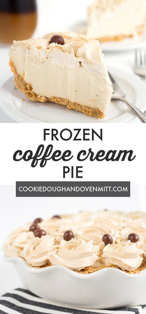 Coffee Pudding, Whipped Cream Pie, Homemade Cold Brew Coffee, Frozen Pies, Cool Whip Desserts, Summer Potluck, Cream Cheese Pie, Cream Cheese Desserts, Pie Pops