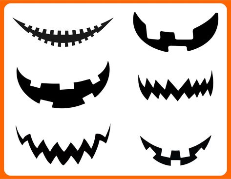 Printable Eyes Templates, Organiser Ideas, Jackolantern Ideas, Pumpkin Mouth, Mouth Clipart, Pumpkin Eyes, Room Crafts, Lantern Template, Art And Craft Projects