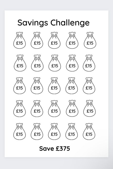 Savings Sheet, Envelope Savings, Saving Money Chart, Savings Chart, Money Chart, Money Saving Methods, Money Saving Techniques, Money Savings, Saving Money Budget