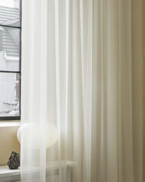 Achieve a balance of natural light and privacy with transparent curtains, letting sunshine illuminate your space while gently diffusing harsh glare and visibility. Curtain: Sinai Roomhigh FR #Pagunette 📸 Photo/styling: @contactcopenhagen 🪑 Location/chair: @noyerdk 🖤 Curtain track: @stilling1949 Transparent Curtains, Curtain Track, Photo Styling, Instagram Feed, Natural Light, Track, Curtains, Let It Be, Instagram