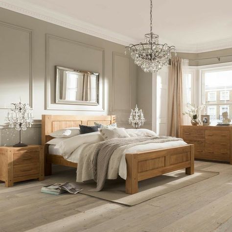 Oak Bedroom Furniture Sets, Bedroom Home Office Ideas, Oak Bedroom Furniture, Wood Bedroom Furniture, Oak Bedroom, Woman Bedroom, Perfect Bedroom, Modern Bedroom Furniture, Trendy Bedroom