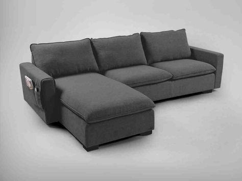 Grey L Shaped Sofa Couch Reupholster, Grey Sofa Design, Couch Grau, L Shaped Sofa Bed, L Couch, Cheap Couch, Yellow Couch, Shaped Couch, L Sofas