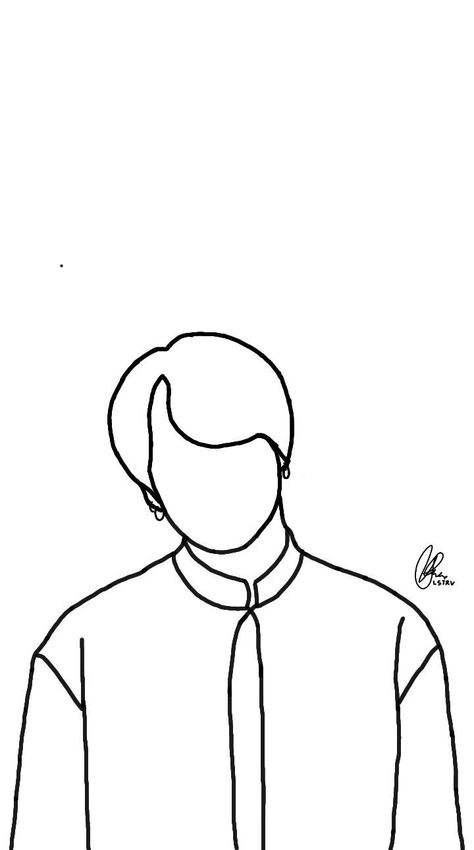 Easy Jungkook Drawing, Simple Beginner Drawings, Easy Drawings For Beginners Simple Cute, Drawing Bts Easy, Bts Army Drawings Easy, Bts Doodles Easy, Bts Easy Sketch, Bts Easy Drawing, Bts V Portrait Drawing