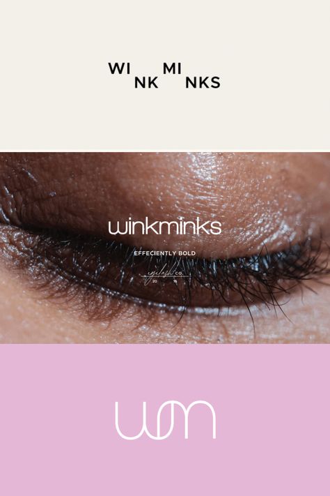 We designed these logo variations for an eyelash beauty brand, Wink Minks–a brand helping women boost their confidence quickly and easily with high-quality, affordable lashes. If you're looking for a brand for your women-owned business, be sure to view our website, you won’t want to miss out on our 2024 services!  [Graphic Design, Branding, Brand Guidelines] Makeup Brand Design, Lashes Logo Design, Beauty Graphic Design, Beauty Brand Identity, Lash Branding, Lash Logo Design, Makeup Branding, Lash Brand, Lash Design