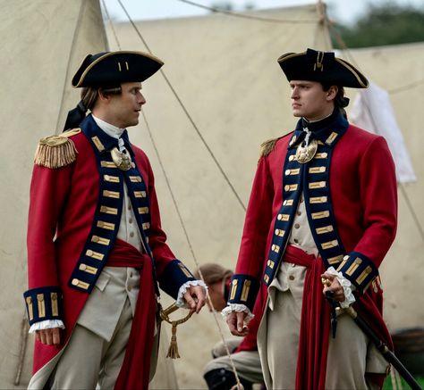 18th Century Navy Uniform, Red Coats British Army, Redcoats British, Halloween Braids, William Ransom, Charles Vandervaart, Men's Military Uniform, Red Coats, Marine Outfit