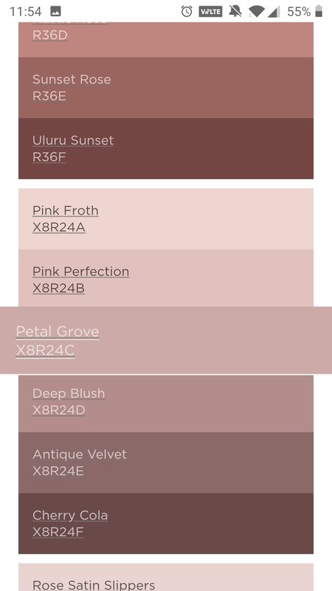 Pinky Brown Paint, Pearl Color Palette, Taupe Paint, Color Knowledge, Bedroom Inspirations Minimalist, House Wall Design, Brown Rooms, Hex Color Palette, Rosy Brown