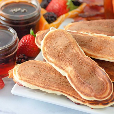 Recipe Index Bacon Pancake Dippers, Pancake Bacon, Bacon Pancake, Pancakes On A Stick, Pancake Dippers, Bacon Pancakes, Pie Filling Recipes, Pancakes And Bacon, Delicious Family Meals