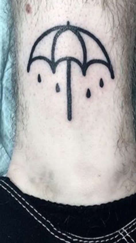 umbrella tattoo Thats The Spirit Bmth, Bmth Tattoo, Thigh Henna, Octopus Tattoo Sleeve, Umbrella Tattoo, Emo Tattoos, Tattoo Band, Leg Henna, Spirit Tattoo