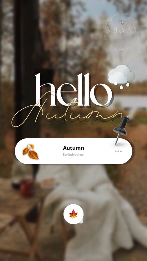 Hello Fall Wallpaper Iphone, Hello October Instagram Story, Autumn Story Ideas, Hello Fall Wallpapers, Instagram Story September, Autumn Instagram Story, October Mood, Instagram Animation, Instagram Design Creative