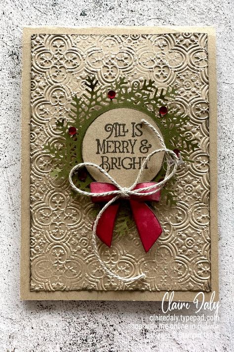 Stampin Up Rustic Christmas Countdown Kit Alternatives, Stampin Up Rustic Christmas Countdown Kit, Stampinup Christmas Cards 2024, Stampin Up Decorative Trees Cards, Stampin Up Decorative Trees, Decorative Trees Stampin Up Cards, Stampin Up Christmas Cards 2023, Stampin Up 2024, Embossed Christmas Cards