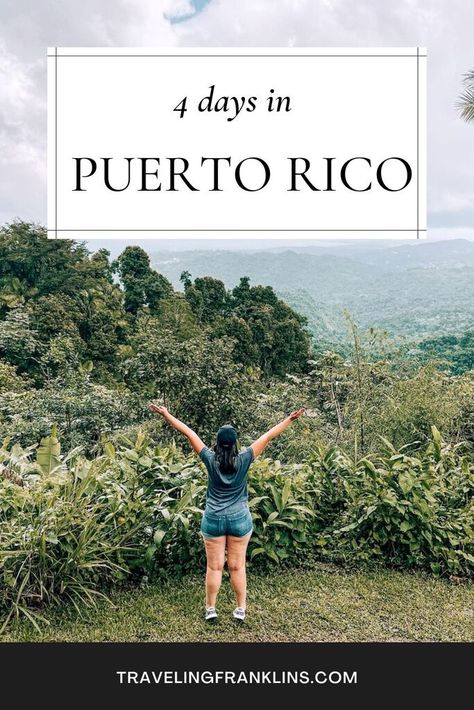 The perfect 4 day Puerto Rico Itinerary - Traveling Franklins Puerto Rico Itinerary, Puerto Rican Rum, Bioluminescent Bay, El Yunque National Forest, Colorful Murals, Caribbean Island, Tropical Rainforest, Caribbean Islands, The Caribbean