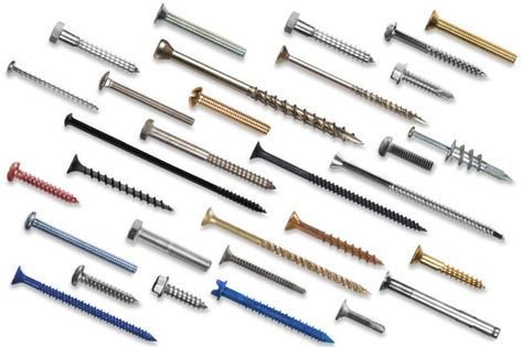 5 Essential Types of Screws Every DIYer Should Know - Bob Vila Types Of Screws, Concrete Anchors, Toggle Bolts, Lag Bolts, Decking Screws, Wood Frame Construction, Bob Vila, Pressure Treated Wood, Carriage Bolt