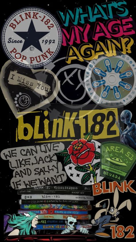 Pop punk vibes #blink182 #punk Miss You Blink 182, Punk Rock Posters, Pop Punk Aesthetic, Pop Punk Music, Pop Punk Bands, Midwest Emo, Emo Aesthetic, Music Collage, Punk Aesthetic