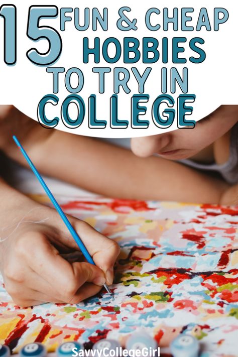 Looking for fun and cheap hobbies to try in college? Some of my favorite pastimes in college aren’t expensive AT ALL! From drawing, coloring all the way to cooking and crocheting there is a lot you of fun skills you can learn in college to get the most of your college years #collegehobbies #college #cheaphobbies Bored At College, Hobbies For College Students, Fun Activities For College Students, Activities For College Students, College Freshman Survival Kit, Hobbies To Pick Up, Make Friends In College, College Crafts, College Freshman Advice