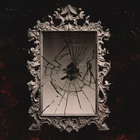 Broken Mirror by Sydnee B - Free download on ToneDen Evil Mirror Aesthetic, Shattered Mirror Photography, Mirror Breaking Drawing, Reflection Mirror Art, Hands Pressed Against Glass Drawing, Cracked Mirror Tattoo, Broken Mirror Reference, Broken Mirror Aesthetique, Shattered Mirror Aesthetic