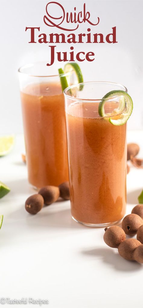 Tamarind Drink, Homemade Juices, Tamarind Recipes, Caribbean Drinks, Trinidad Recipes, Tamarind Juice, Mango Drinks, Spiced Drinks, Homemade Juice