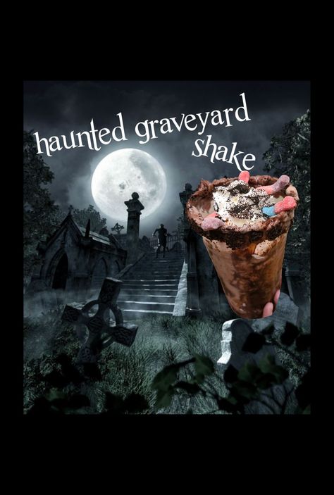 Herbalife Halloween Shake Recipes, Halloween Shakes Herbalife, Halloween Herbalife Shake, Herbalife Halloween, Halloween Shakes, Energy Drink Recipe, Graveyard Halloween, Haunted Graveyard, Herbalife Tea