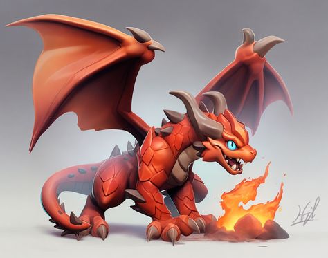 Dragon Stylized, Dragon City Game, Stylized Dragon, Fantasia Art, Dragon Hoard, Game Icon Design, Dragon Fanart, Dragon Cartoon, Stylized Art