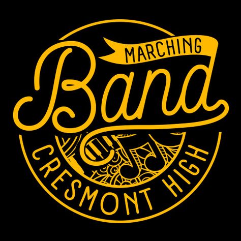 High School Band Shirts Ideas, Vintage School Shirt Designs, School Club Shirt Designs, High School Band Shirts, Vintage School Shirts, Marching Band Shirts Ideas, School Club Logo, Pep Band Shirts, Club Tshirt Designs