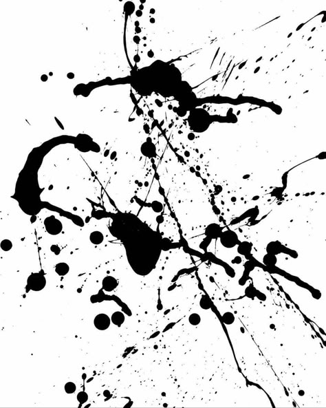 Black Ink Splatter, Paint Splatter Graphic Design, Paint Splatter Design, Abstract Splatter Art, Paint Splatter Png, Ink Splatter Art, Paint Splatter Drawing, Ink Splash Tattoo, Paint Splash Tattoo