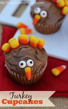 Turkey Cupcakes, Thanksgiving Cupcakes, Thanksgiving Snacks, Thanksgiving Desserts Easy, Thanksgiving Cakes, Recipe Critic, Thanksgiving Treats, Oreo Dessert, Thanksgiving Kids